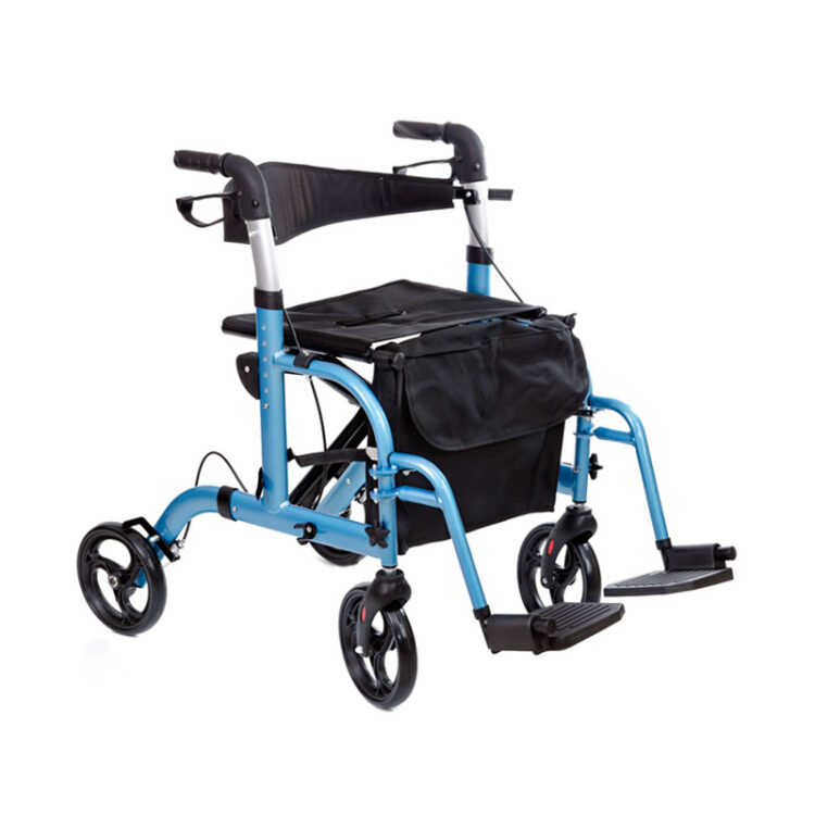 Lüks Ayak Pedallı Alüminyum Rolatör Comfort Plus BZ9124A
